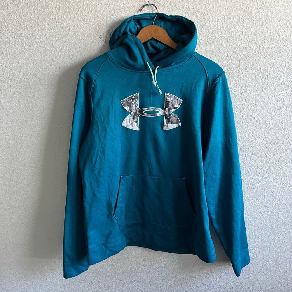 Under Armour Women's UA Realtree Storm Coldgear Pullover Hoodie Jacket Size L